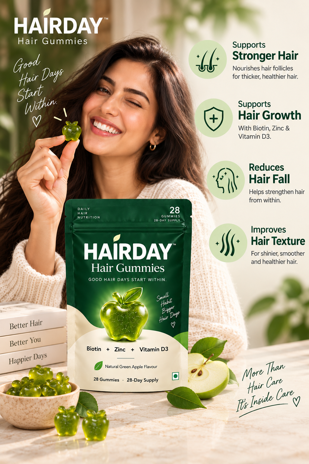 HAIRDAY™ Hair Nutrition Gummies